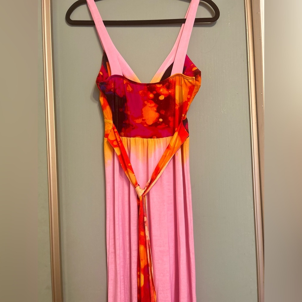 Women’s Summer Maxi Dress Size Small Boho Sundress Sleeveless Maxi Dress - Picture 8 of 13